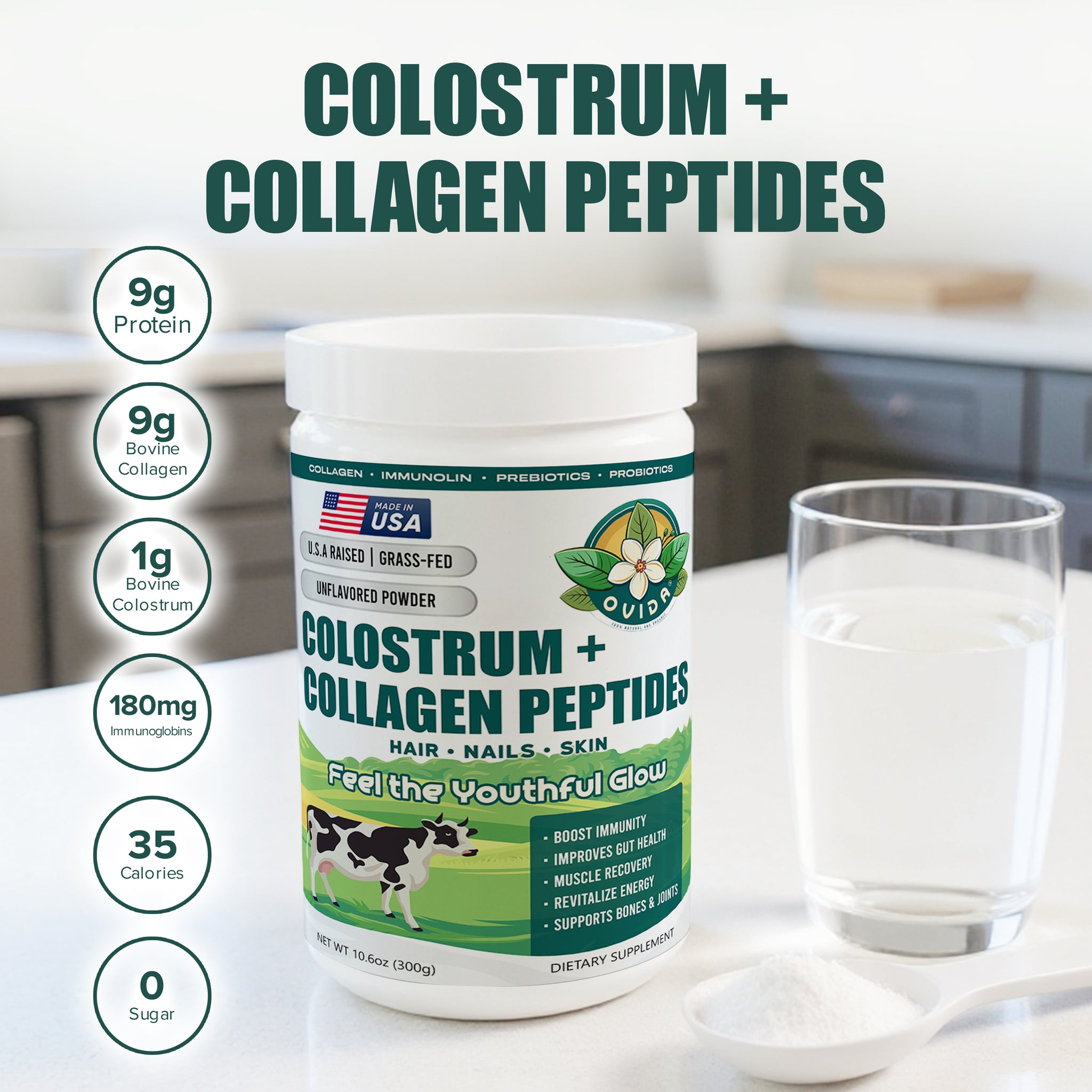 COLOSTRUM + COLLAGEN PEPTIDES
