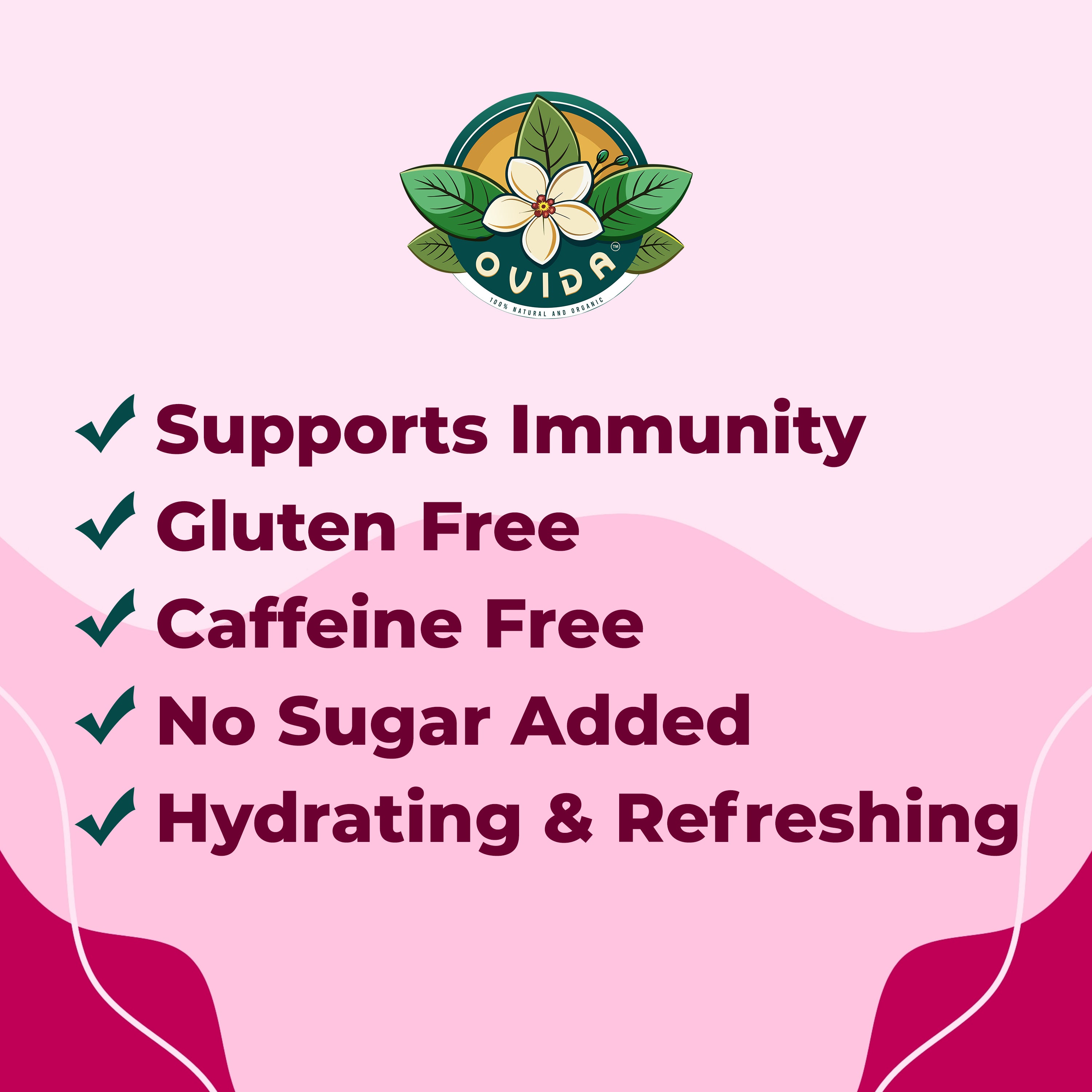STRAWBERRY HIBISCUS TEA ( Supports Immunity ) 3 OZ
