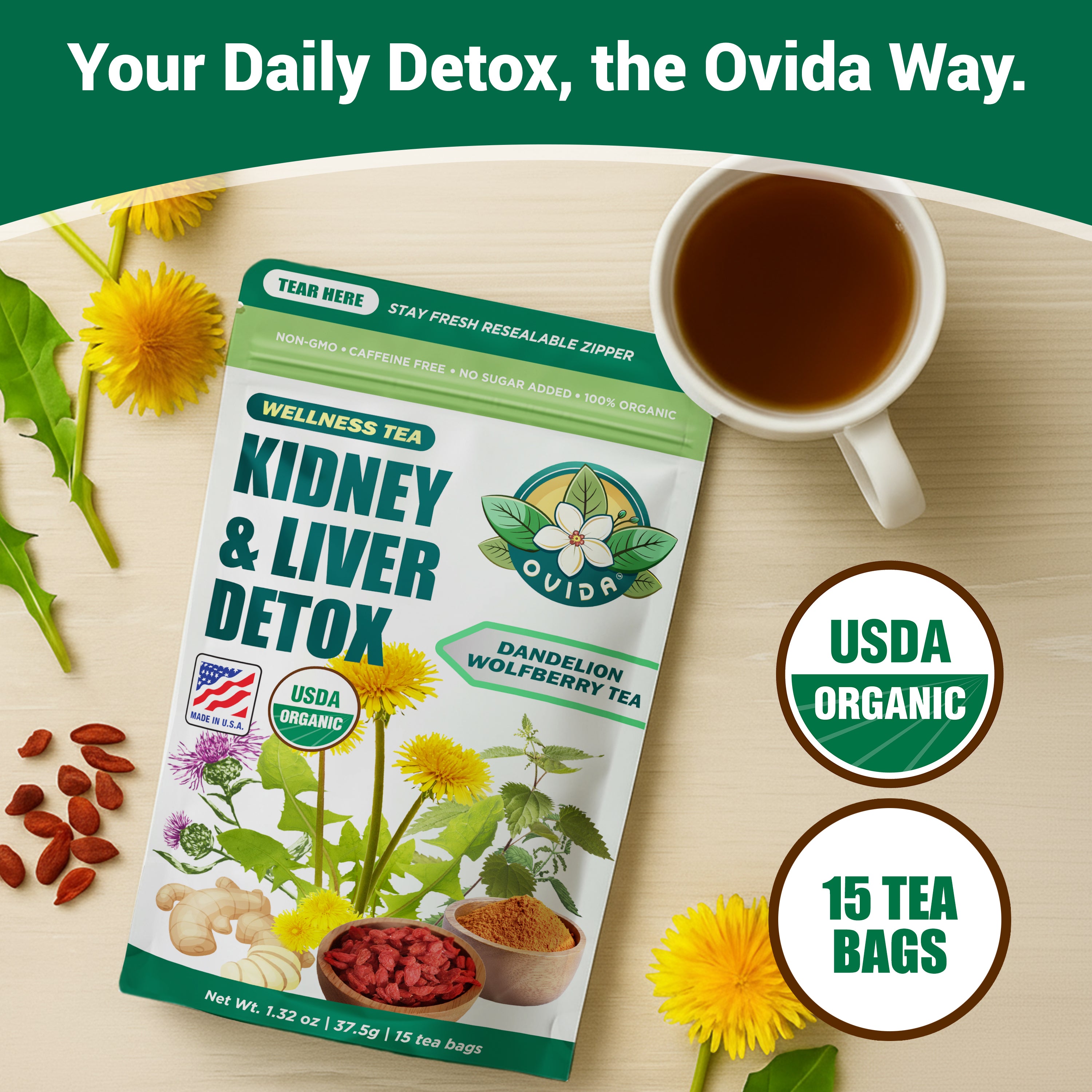 KIDNEY & LIVER DETOX TEA