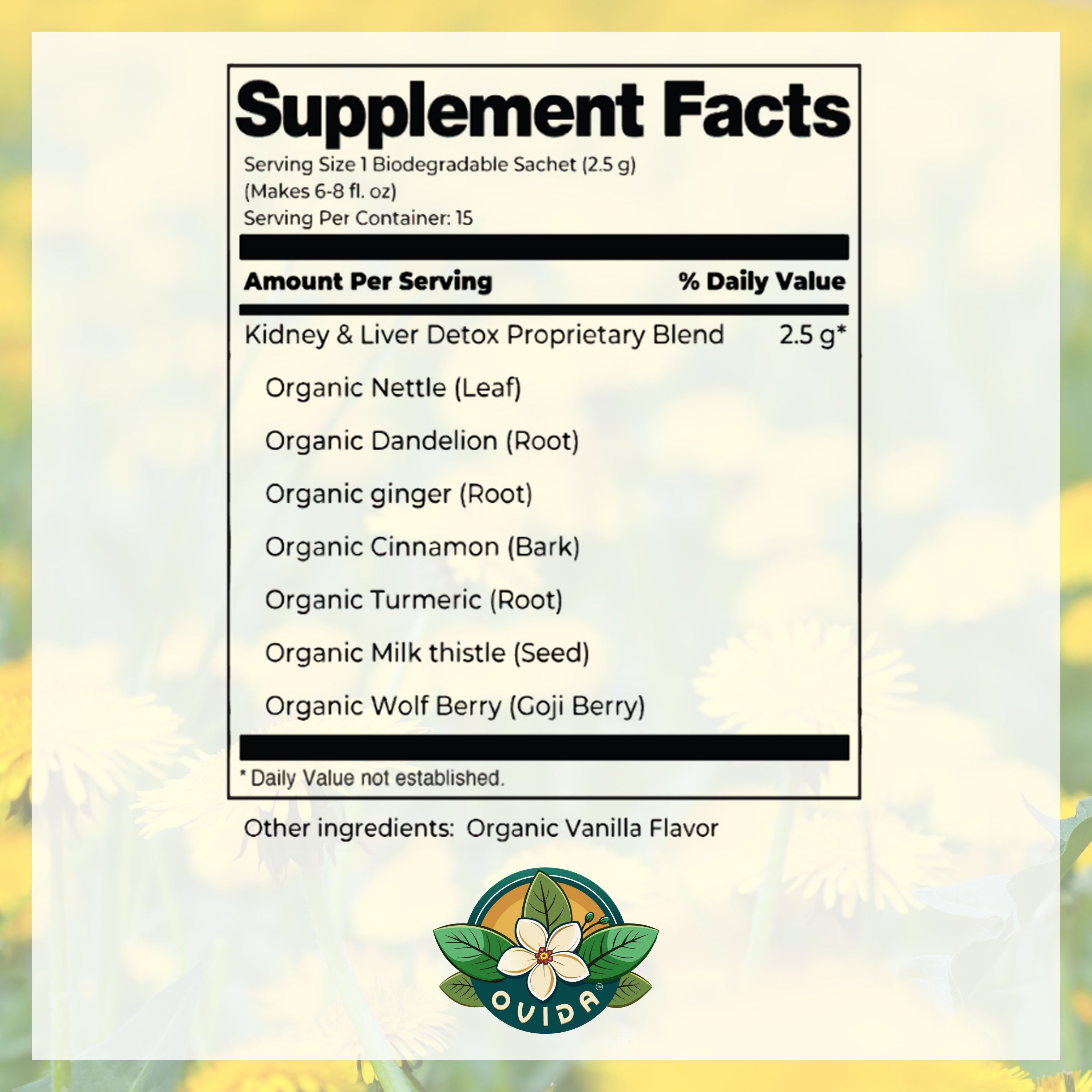 KIDNEY & LIVER DETOX TEA