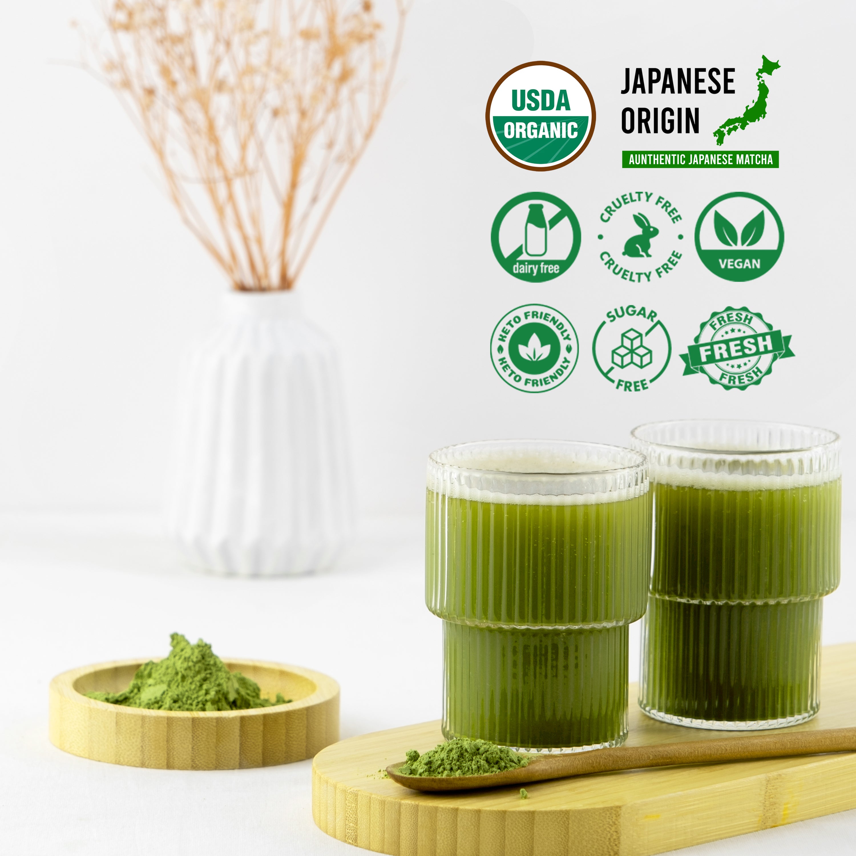 First Harvest Organic Ceremonial Matcha – Japanese Matcha from Kagoshima (127g / 4.5 oz)