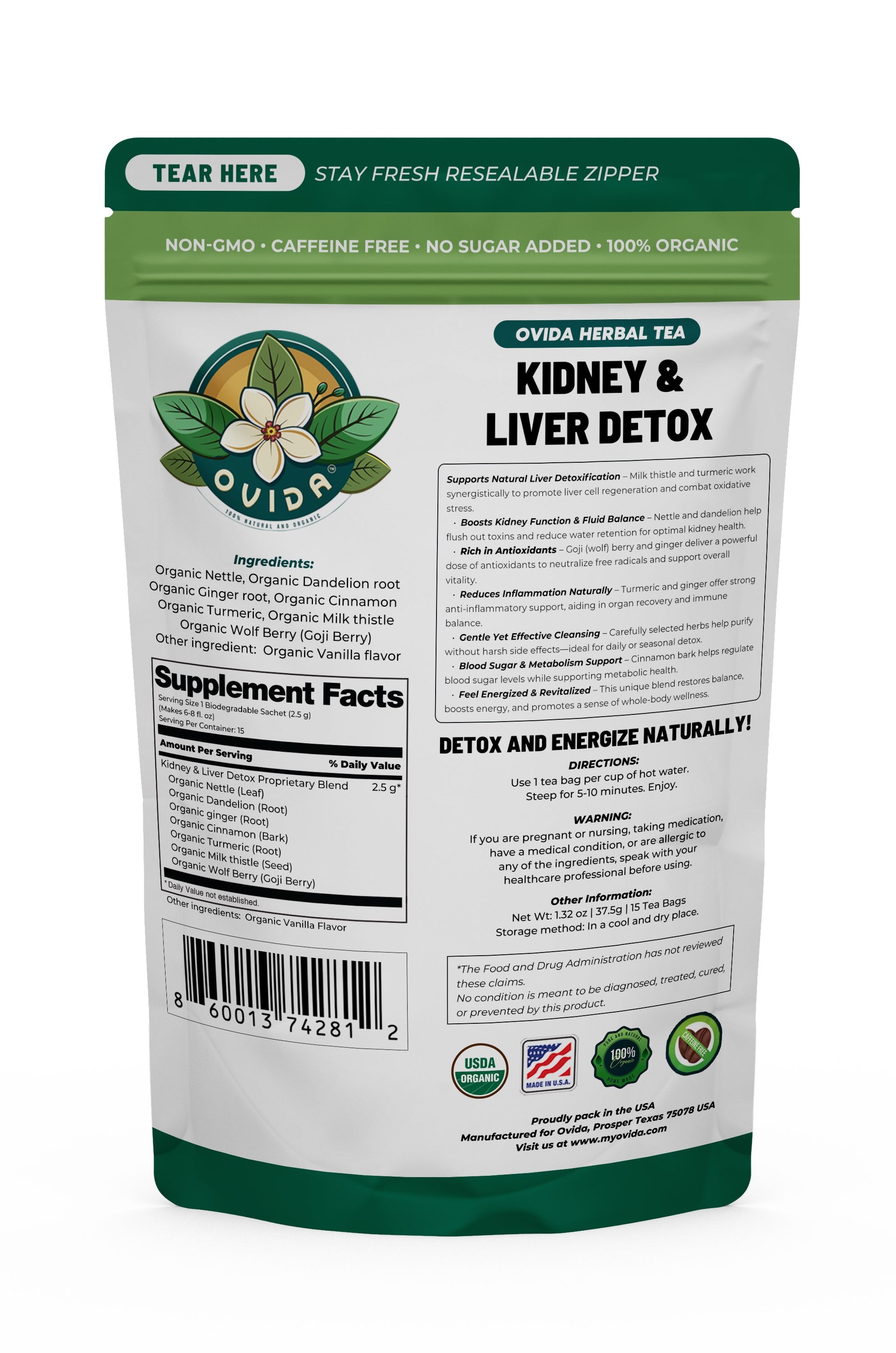 KIDNEY & LIVER DETOX TEA